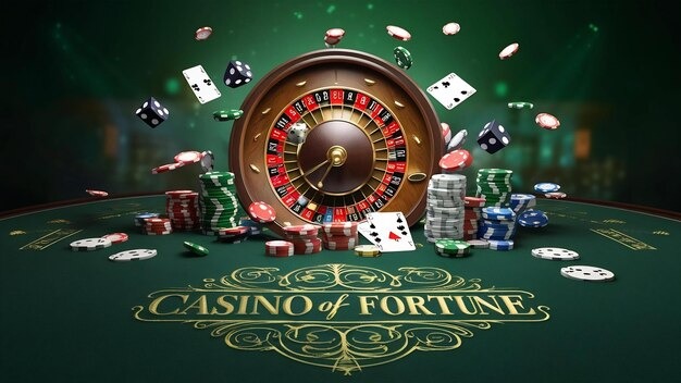 Permainan roulette dengan dealer profesional
